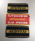 3 Vintage New Castle   Guinness Beer Towels Mats Pub Bar Advertising Man Cave
