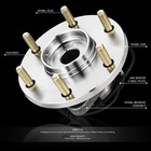 Fit 04-07 Qx56 Armada Pathfinder Titan Front Wheel Bearing   Hub Assembly W  Abs
