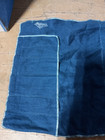 Blue Silver Storage Bags Anti Tarnish Silverware Storage Cloth Roll Vintag