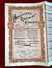 Argentine Railway Company  100 Share  1912  Portland   maine    Fine