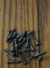 Antique Wood Screws   6 X 5 8    Slotted Round Head American Blued 20 Pk Free Ship