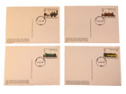Post Office Phq Cards - 1975 Railways Set Of 4 Franked First Day Of Issue 13 08