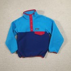 Patagonia Synchilla Fleece Size Xs Kids Blue Red Boys