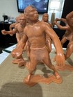 Louis Marx 1963  Vintage Cavemen Action Figure Lot Of 6  6 Inches Tall 