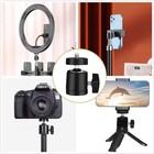 2 Pack Universal 1 4  Swivel Mini Ball Head Screw Tripod Mount  360 Degree