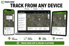 Track Wise Core 4g Gps Car Tracker Vehicle Van Motorbike Truck Caravan Fleet Cab