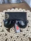 Ray-ban Rb2140 901 50-22 Wayfarer Green Lenses Unisex Classic Sunglasses - Black