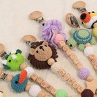 Personalized Animal Pacifier Clip Custom Name Baby Dummy Holder Secure