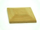  6 Pack  Maple  Diamond Applique Medallion 2-3 4 l X 2-1 4 w Raised Center Hf
