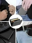 Credit Card Id Holder Slim Money Travel Wallet Men Stainless Steel Rfid Blocking