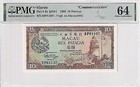 Macau Macao Bnu Commemorative  10 Patacas 1984 1988 P 64 With Folder Unc Pmg 64