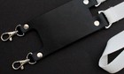 Knight Templar Sword White Sling Belt Holder Scabbard
