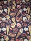 Chocolates And Candy Medical Surgical Bouffant Scrub Hat S m l