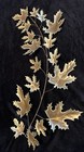Vintage Mid-century Modern Metal Maple Leaf Wall Sculpture  Style Curtis Jere 