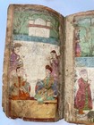 Illustrated Persian Manuscript North India Kashmir 19th Century Six Miniatures