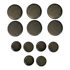 12 Pc Basalt Hot Stone Set  massage Therapy  - Spa Kit - 2 Sizes