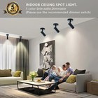 Spotlight 2 Pack 12w Spot Light Indoor 5cct 2700k-6000k Selectable Dimmable L   