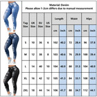 Womens Ripped High Waist Skinny Denim Pants Jeans Ladies Sexy Jeggings Trousers