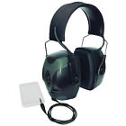 Howard Leight Impact Pro Earmuff With Aux Cord Electric Nrr 30 Db Plastic Black