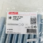 3 4 In  X 14 In  Has-e Carbon Steel  Grade 55  Zinc-plated Anchor Rod  10-piece 