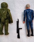 Battlestar Galactica  Lot Figures  adama   ovion  Cylon Blaster Rifle