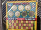 1930   s Silver Bucks 5 Cent Framed Trade  Stimulator Punch Board  13    Sq  As Is