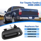 For Toyota Tundra Pickup 2000-2006 Tailgate Handle Black Liftgate Latch Keyhole