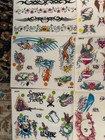 Vtg Lot Of 80s-90s Tattoo Flash Prints Traditional  California Mixed Artist  19