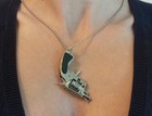 Nancy Spungen Pistol Mini Gun Chain Neckchain Sex Pistols Sid Vicious R Padlock