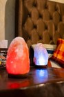 Authentic 6  Himalayan Salt Lamp     Pink Crystal Rock Therapeutic Air Purifier