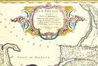 1751 Map Of Prussia  Vaugondy Original Hand Colored Large Atlas Universal