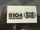 Roxy Music Baltimore  Civic Center 5 33 83 Ticket Stub Authentic Rare 2nd Row