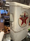Vintage Texaco Windshield Service Gas Station Paper Towel Dispenser Trash Can