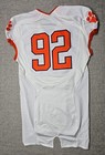 Clemson Tigers Football Jersey Mens 46 L White Game Worn Team Issued Nike  92