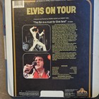 Vintage Elvis On Tour Elvis Presley 1982 Ced Video Disc And Cover 1972 Tour Rare