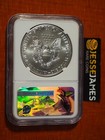 2017  w  Silver Eagle Ngc Ms70 Fdi Kenneth Bressett Signed Struck At West Point