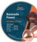 H n Baracuda Power 300 Count Copper Coated 4 5mm  177 Caliber Pellets Germany