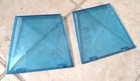 Pair Of Vintage 1966 Mattel Major Matt Mason Space Station Blue Solar Pane Parts
