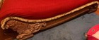         1920s Antique Italian Hand Carved  Lion Rare Fainting Couch Centerpiece