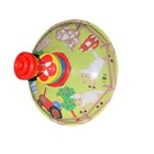 Vintage Spinning Top Tin Toy   Farm House Tractor Animals Toysmith Cow Sheep Cat