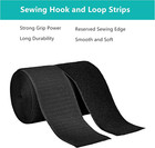 Sew On Hook And Loop Tape 2 Inch Wide 6 5 Feet Non-adhesive Back Hook And Loop S