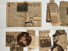 Lot Of Newspaper scrapbook Clipping 1920-30s Antique 250 Articles