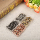 800pcs Four Colors Round Pearl Head Pins Dressmaking Sewing Pin Round Head Pin F
