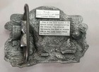 1993 Iditarod Siskiyou Belt Buckle Le Alaska The Last Great Race W 24k Gold Leaf