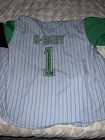 G-baby Jarius Evans  1 Kekambas Hardball Movie Baseball Jersey Stitched Gray