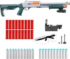 35  Soft Bullets Airsoft Toy Gun With Shell Ejecting Goggles Realistic Full Set