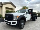 2014 Ford F-450 Sd Over 12ft Flatbed With Tool Boxs  4wd