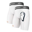   2 Pack  Compression Shorts Briefs With Bio-flex Protective Cup  Medium Adult