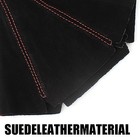 Besulen Car Shift Boot Cover  Suede Leather Shift Knob Boot Dust Black black