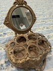 Vintage Celeste 5 Lipstick Tube Holder With Mirror Hollywood Regency Vanity